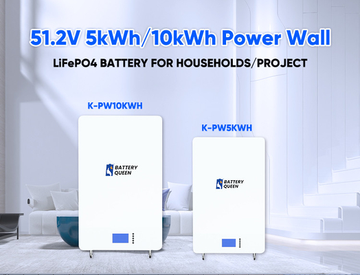 等級A+ Lifepo4の電池の壁の単一フェーズ48V 100ah 200ah 5kwh 10kwh