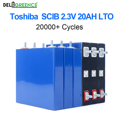 SCIB 2.3V 20ah LTO バッテリー リチウムチタナート PV
