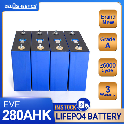 新しい等級標準的な3.2v太陽系Lifepo4電池280ah 300ah 48V米国
